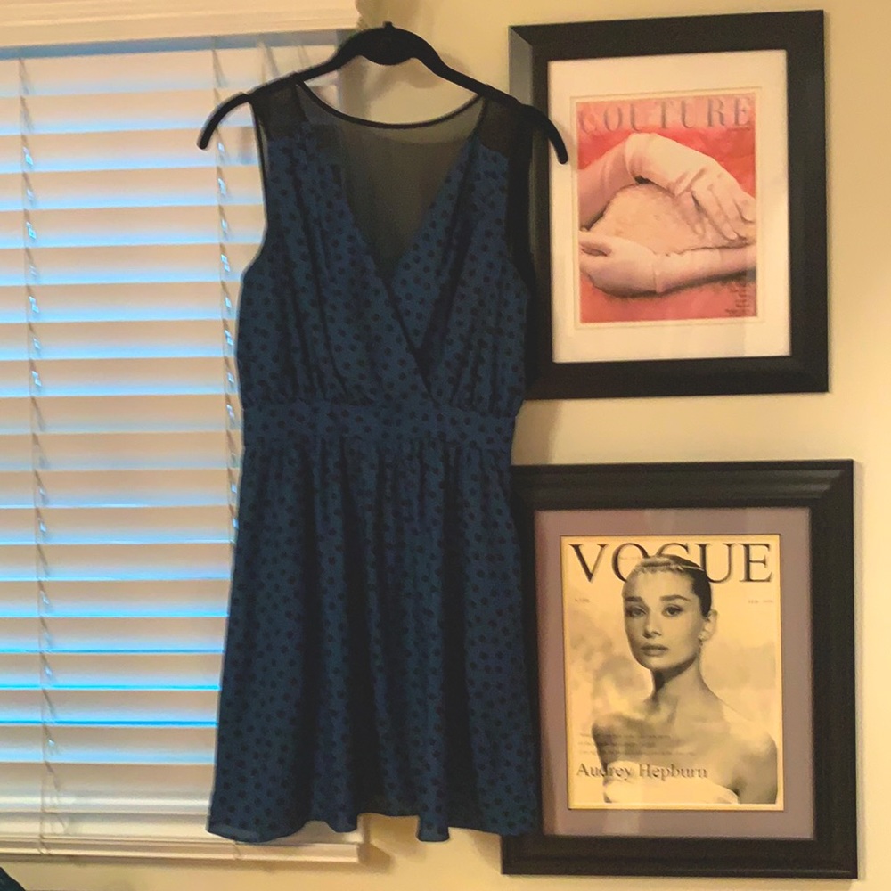 BCBG Generation polka dot mini dress